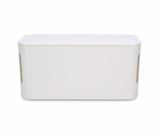 Minimalist Cable Management Box – Hidden Cord Storage, Desk Organizer