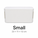 Minimalist Cable Management Box – Hidden Cord Storage, Desk Organizer