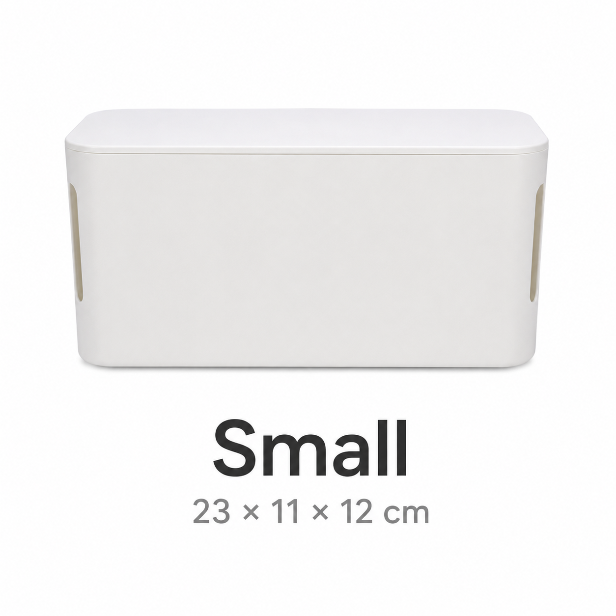 Minimalist Cable Management Box – Hidden Cord Storage, Desk Organizer