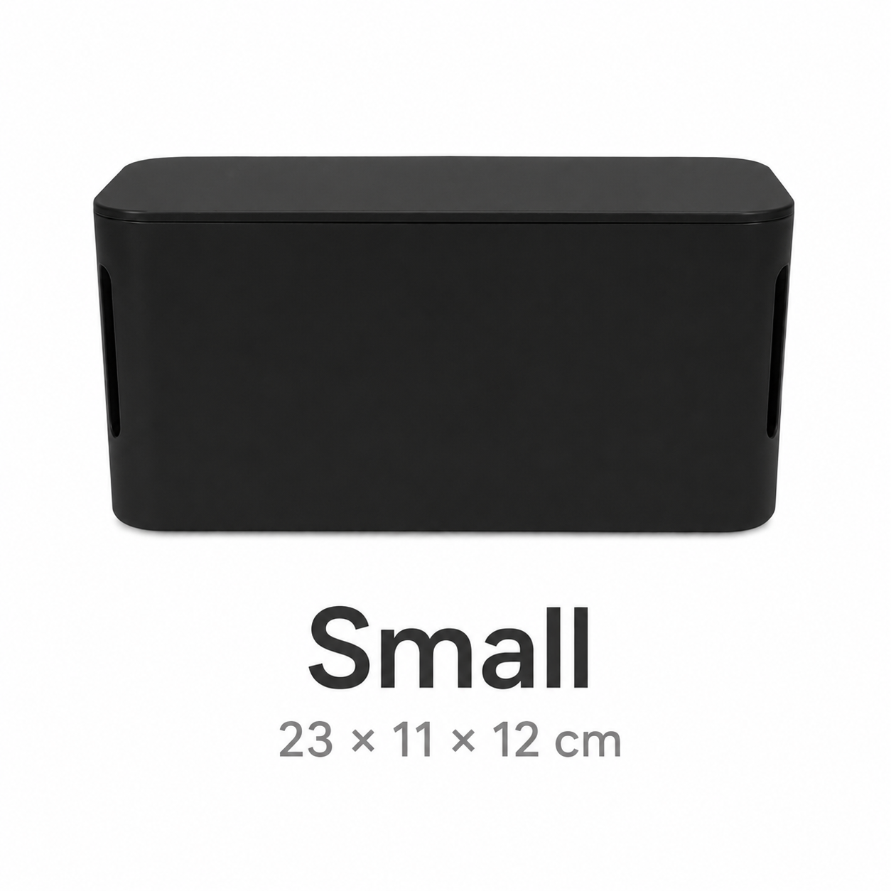 Minimalist Cable Management Box – Hidden Cord Storage, Desk Organizer