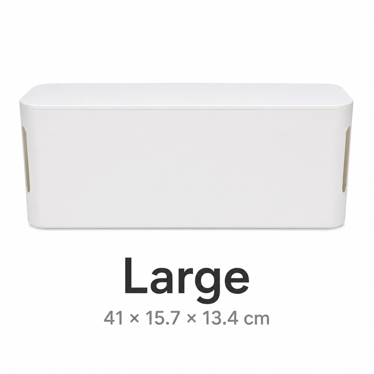 Minimalist Cable Management Box – Hidden Cord Storage, Desk Organizer
