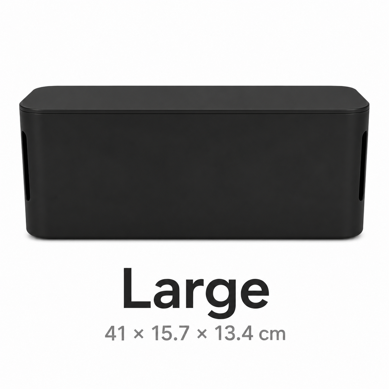 Minimalist Cable Management Box – Hidden Cord Storage, Desk Organizer