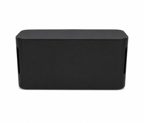 Minimalist Cable Management Box – Hidden Cord Storage, Desk Organizer